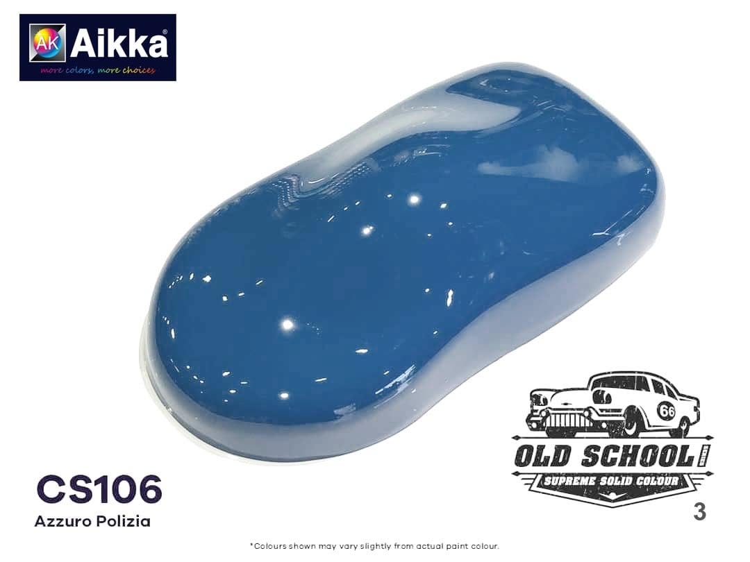 CS106 Azzuro Polizia- Aikka Old School CS106 Azzuro Polizia- Aikka Old School