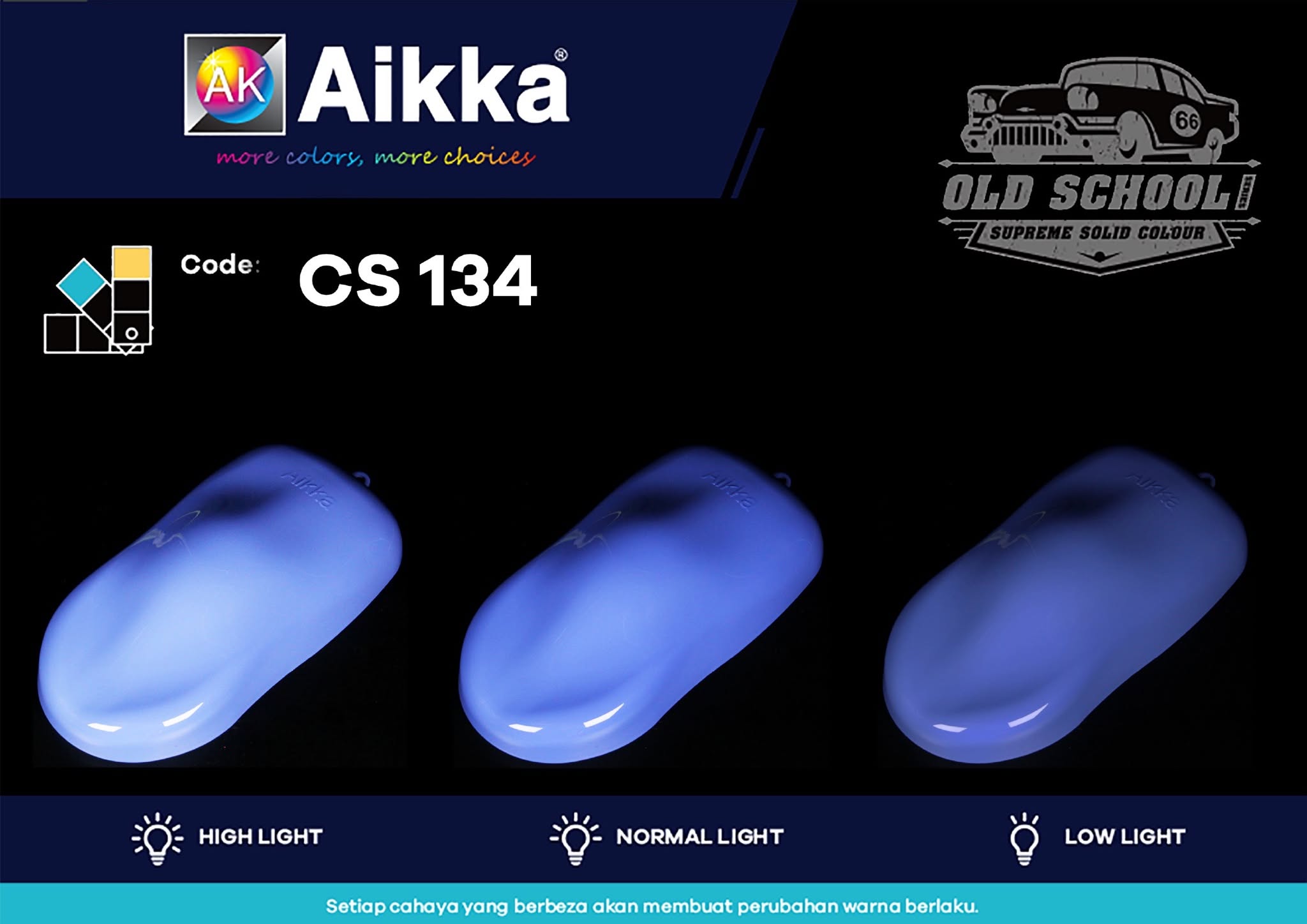 CS134 Dark Thai Blue - Aikka Old School CS134 Dark Thai Blue - Aikka Old School