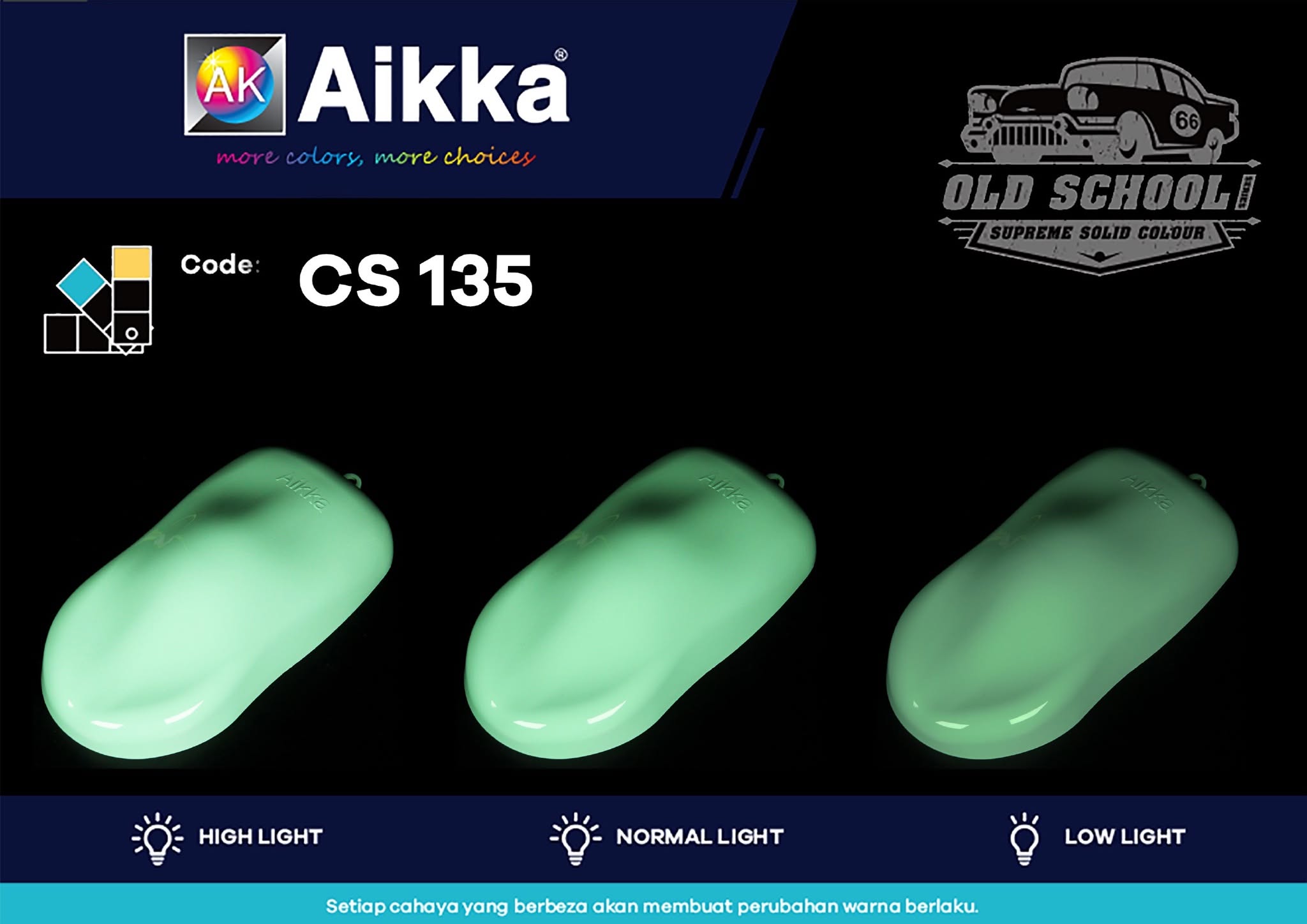 CS135 Pistachio Green - Aikka Old School CS135 Pistachio Green - Aikka Old School