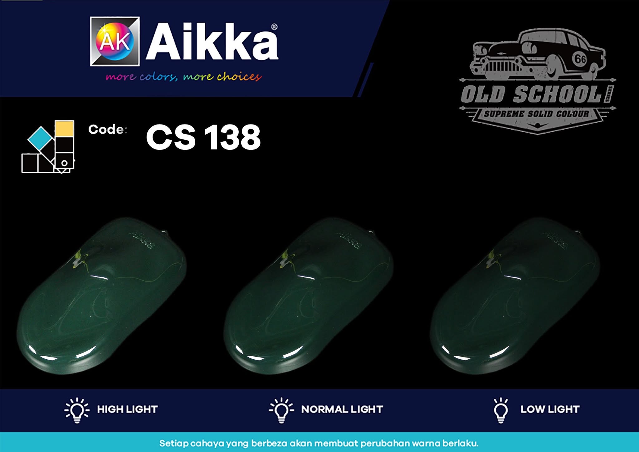 CS138 British Racing Green - Aikka Old School CS138 British Racing Green - Aikka Old School