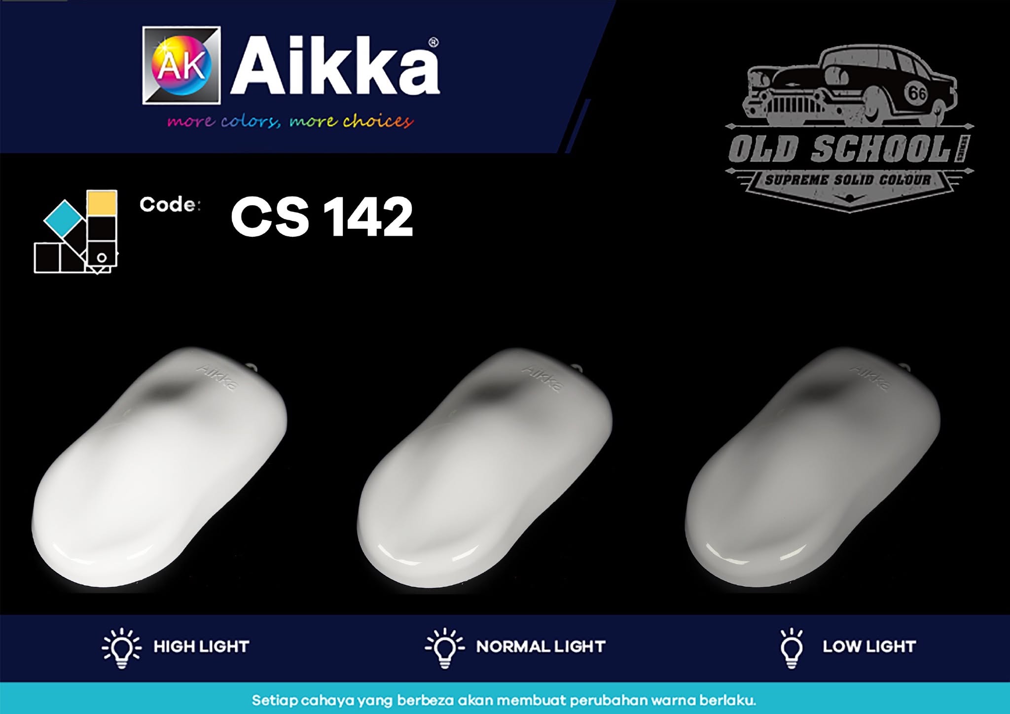 CS142 Piano White - Aikka Old School CS142 Piano White - Aikka Old School