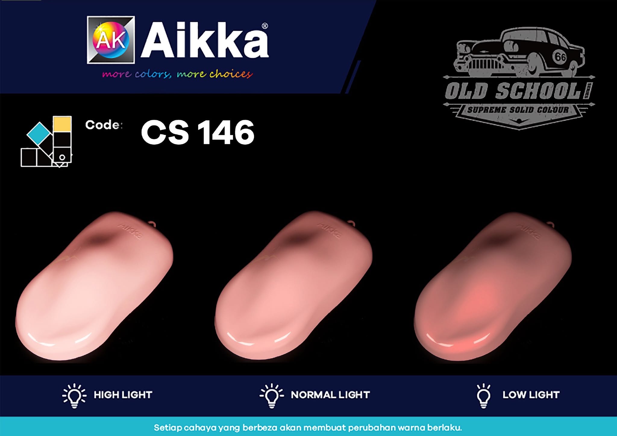CS146 Carnation Pink - Aikka Old School CS146 Carnation Pink - Aikka Old School