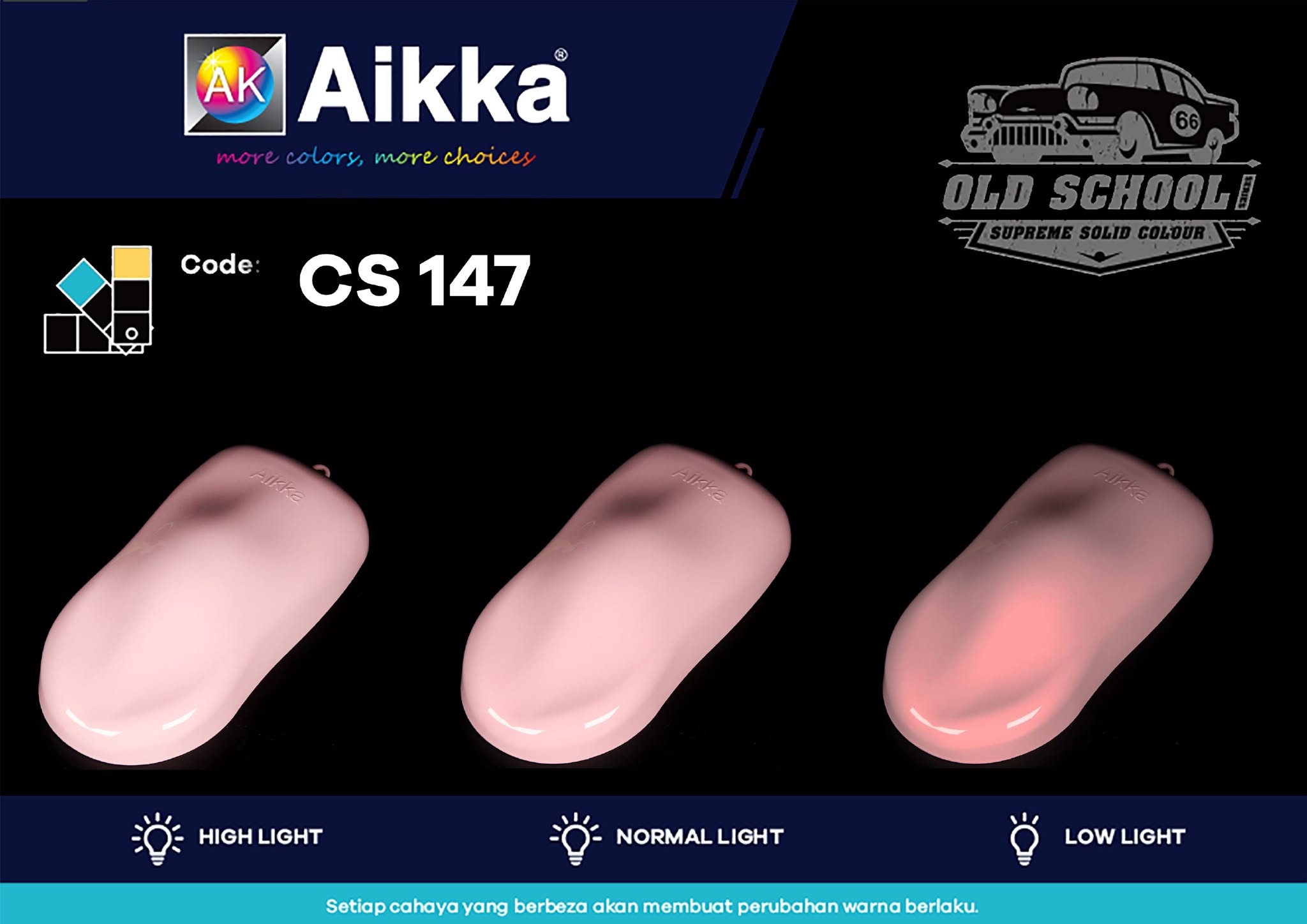 CS147 Sakura Pink - Aikka Old School CS147 Sakura Pink - Aikka Old School
