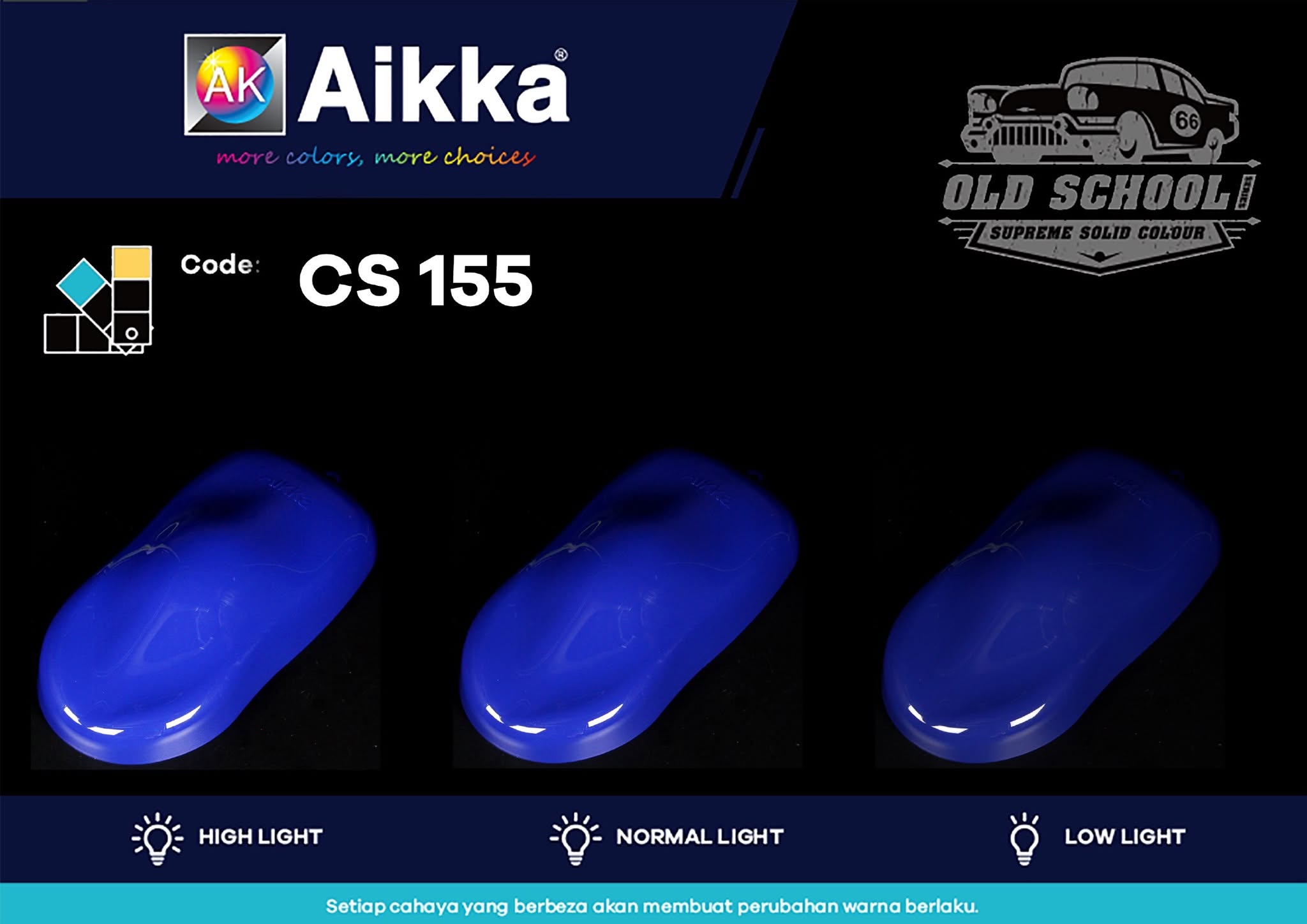 CS155 British Blue - Aikka Old School CS155 British Blue - Aikka Old School
