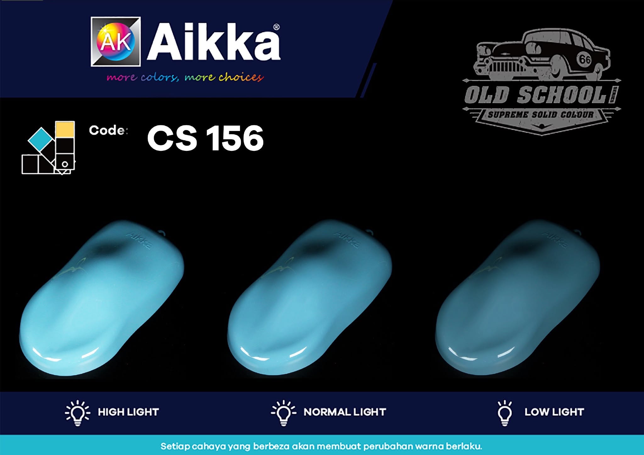 CS156 Teelu Aqua - Aikka Old School CS156 Teelu Aqua - Aikka Old School
