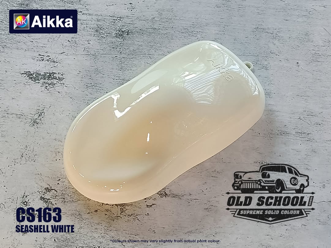 CS163 Seashell White - Aikka Old School CS162 Coconut White - Aikka Old School