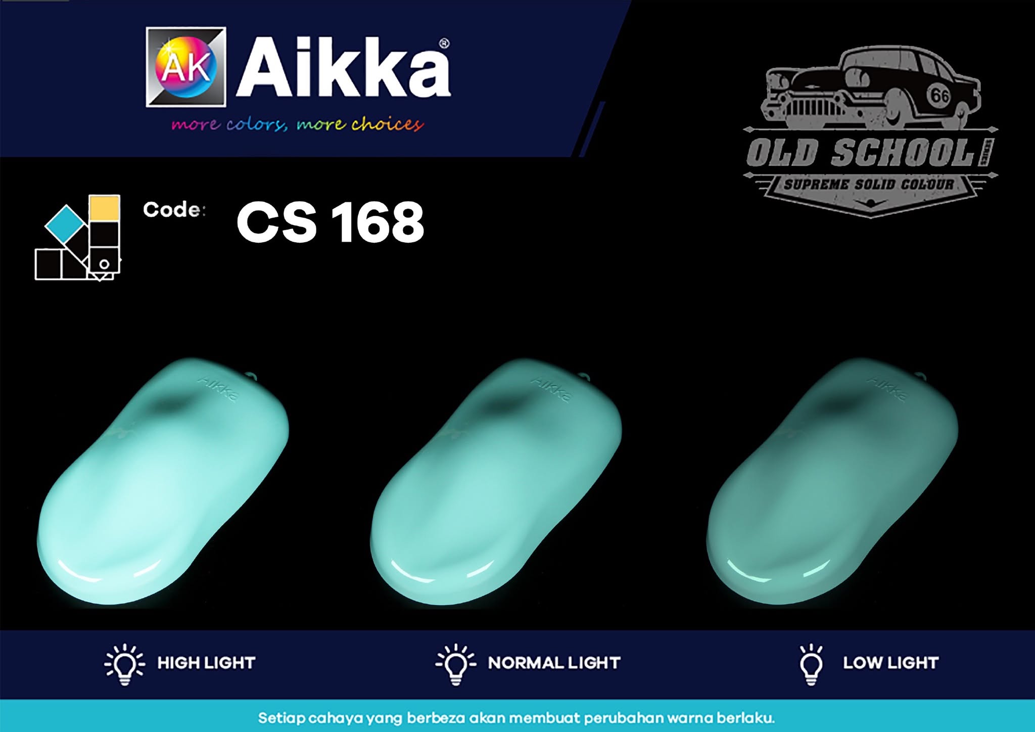 CS168 Bleached Green - Aikka Old School CS168 Bleached Green - Aikka Old School