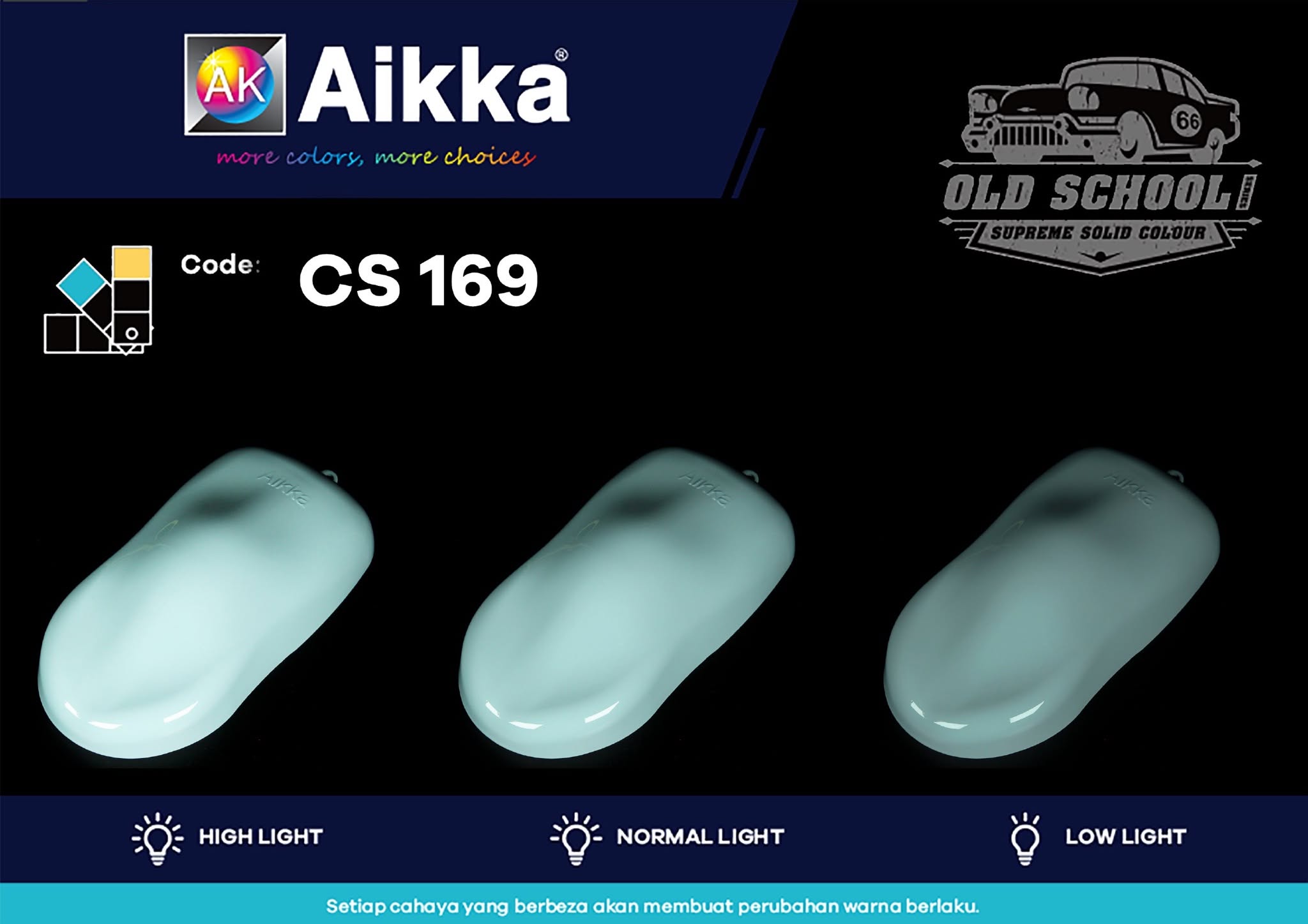 CS169 Coral Blue - Aikka Old School CS169 Coral Blue - Aikka Old School